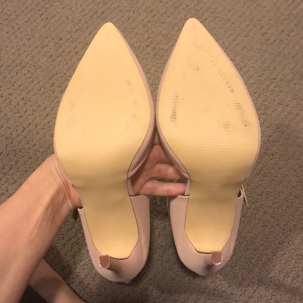 Sweet greetings nude nubuck caged pumps - Picture 4 of 4